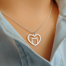 Load image into Gallery viewer, Cutiepie Minimalist Cat Necklace - Cleus