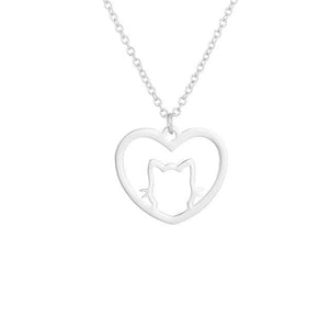 Cutiepie Minimalist Cat Necklace - Cleus