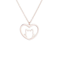 Load image into Gallery viewer, Cutiepie Minimalist Cat Necklace - Cleus